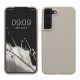 Kwmobile tok Samsung Galaxy S22-höz, világosszürke, szilikon, 56756.96