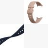 2 db Kwmobile szíj készlet Xiaomi Mi Band 7 Pro készülékhez, fekete/krém, szilikon, 59602.06