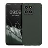 Kwmobile tok Honor X8 5G/X6/70 Lite 5G-hez, sötétzöld, szilikon, 59879.169