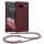 Kwmobile Google Pixel 7a telefontok nyakpánttal, lila, szilikon, 61600.187