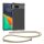 Kwmobile Google Pixel 7a telefontok nyakpánttal, átlátszó/krém, szilikon, 61608.21