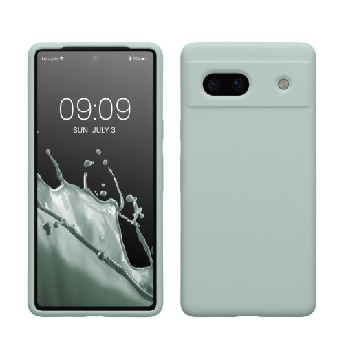 Kwmobile Google Pixel 7a tok, világoszöld, szilikon, 61597.2