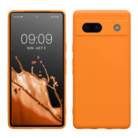   Kwmobile Google Pixel 7a tok, narancssárga, szilikon, 61598.15