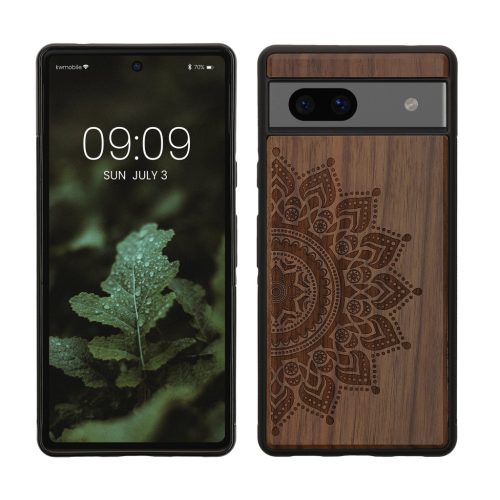 Kwmobile Google Pixel 7a tok, barna, fa/szilikon, 61603.01