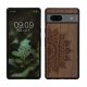 Kwmobile Google Pixel 7a tok, barna, fa/szilikon, 61603.01