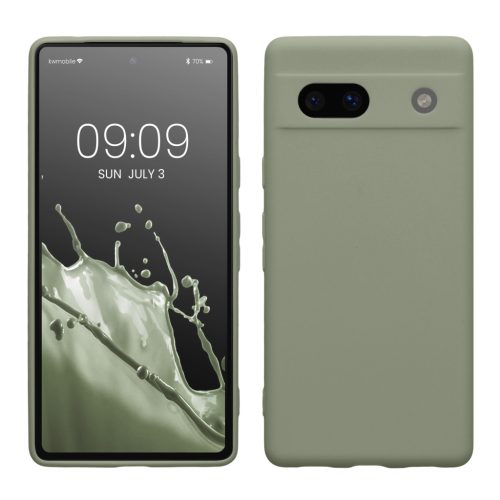 Kwmobile Google Pixel 7a tok, világoszöld, szilikon, 61598.172