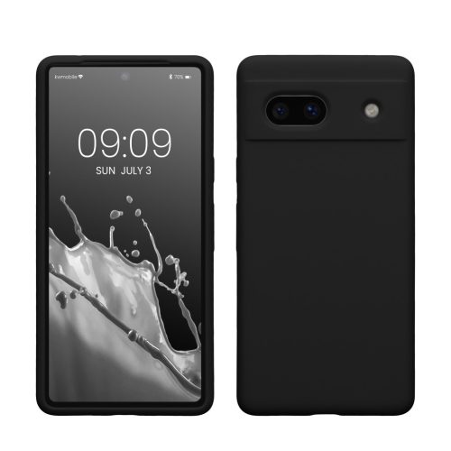 Kwmobile Google Pixel 7a tok, fekete, szilikon, 61597.01