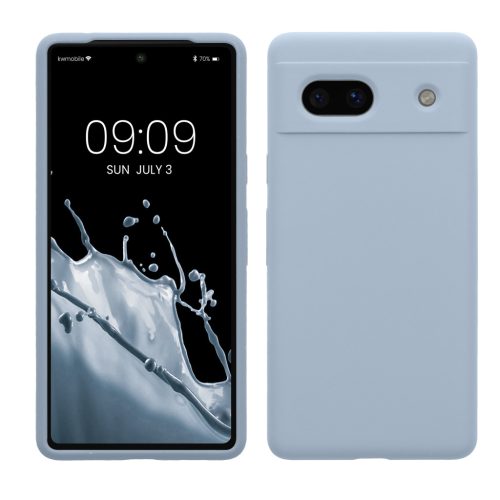 Kwmobile Google Pixel 7a tok, világoskék, szilikon, 61597.58