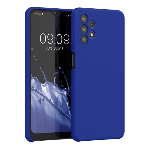 Kwmobile tok Samsung Galaxy A32 5G-hez, kék, szilikon, 54336.134