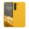 Kwmobile tok Samsung Galaxy S23 Plus-hoz, sárga, szilikon, 60274.165