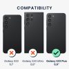 Kwmobile tok Samsung Galaxy S23 Plus-hoz, sárga, szilikon, 60274.165