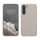 Kwmobile tok Samsung Galaxy S23 Plus-hoz, világosszürke, szilikon, 60274.96