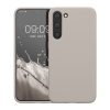 Kwmobile tok Samsung Galaxy S23 Plus-hoz, világosszürke, szilikon, 60274.96