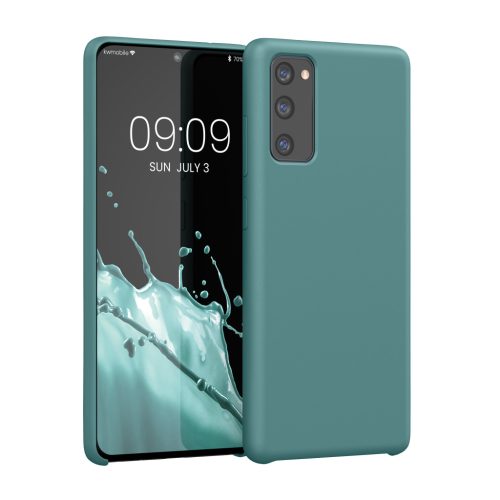 Kwmobile tok Samsung Galaxy S20 FE-hez, zöld, szilikon, 53605.206