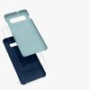 Kwmobile tok Samsung Galaxy S10 Plus készülékhez, kék, szilikon, 49028.116