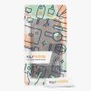 Kwmobile tok Motorola Moto E13 készülékhez, szürke/fekete, textil/szilikon, 61626.22