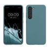 Kwmobile tok Samsung Galaxy S23 készülékhez, zöld, szilikon, 60273.206