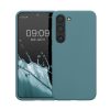 Kwmobile tok Samsung Galaxy S23 készülékhez, zöld, szilikon, 60273.206