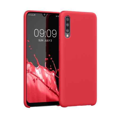 Kwmobile tok Samsung Galaxy A50-hez, piros, szilikon, 48715.238