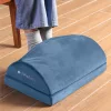 Navaris ergonomikus irodai párna, gyapjú zsebbel a lábak felmelegítésére, 45 x 30 x 15 cm, Kék, 61463.02