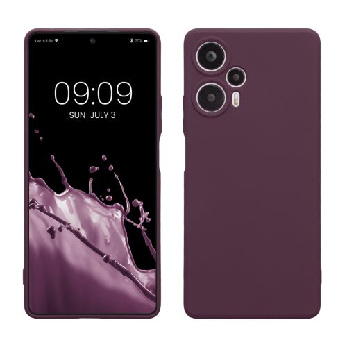 Kwmobile tok Xiaomi Poco F5-höz, lila, szilikon, 61638.187