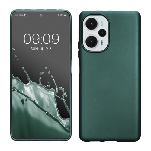 Kwmobile tok Xiaomi Poco F5-höz, zöld, szilikon, 61637.14