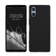 Kwmobile tok Sony Xperia 5 V-hez, fekete, szilikon, 61522.01