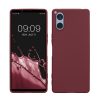 Kwmobile tok Sony Xperia 5 V-hez, lila, szilikon, 61522.187