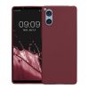 Kwmobile tok Sony Xperia 5 V-hez, lila, szilikon, 61522.187