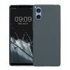Kwmobile tok Sony Xperia 5 V-hez, sötétzöld, szilikon, 61522.202