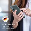 Kwmobile tok Sony Xperia 5 V-hez, sötétzöld, szilikon, 61522.202