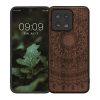 Kwmobile tok Xiaomi 13 5G-hez, barna, fa/szilikon, 60695.02