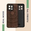 Kwmobile tok Xiaomi 13 5G-hez, barna, fa/szilikon, 60695.02