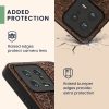 Kwmobile tok Xiaomi 13 5G-hez, barna, fa/szilikon, 60695.02
