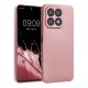 Kwmobile tok Honor X8a-hoz, rózsaszín, szilikon, 60942.31