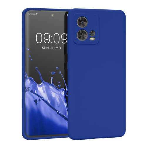 Kwmobile tok Motorola Edge 30 Fusion készülékhez, kék, szilikon, 60077.134