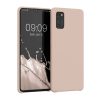 Kwmobile tok Samsung Galaxy A41-hez, krémszínű, szilikon, 52301.225