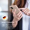 Kwmobile tok Samsung Galaxy A41-hez, krémszínű, szilikon, 52301.225