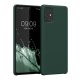 Kwmobile tok Samsung Galaxy A71 készülékhez, sötétzöld, szilikon, 51209.169