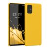 Kwmobile tok Samsung Galaxy A71 készülékhez, sárga, szilikon, 51209.165