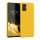 Kwmobile tok Samsung Galaxy A71 készülékhez, sárga, szilikon, 51209.165