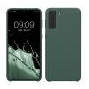 Kwmobile tok Samsung Galaxy S21 Plus-hoz, zöld, szilikon, 54066.166