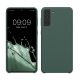 Kwmobile tok Samsung Galaxy S21 Plus-hoz, zöld, szilikon, 54066.166