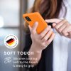Kwmobile tok Samsung Galaxy A41-hez, narancssárga, szilikon, 52301.15