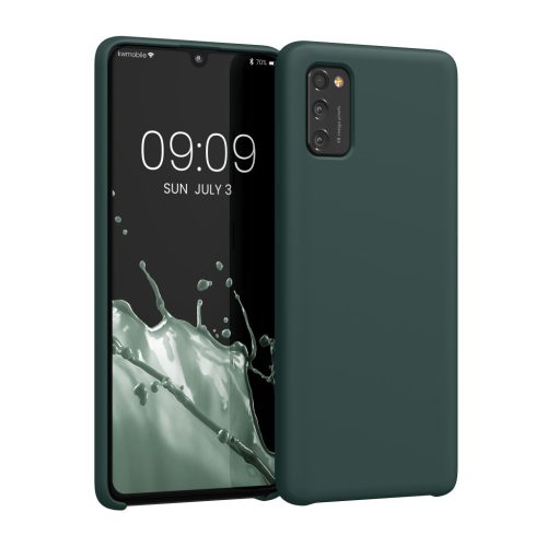 Kwmobile tok Samsung Galaxy A41-hez, zöld, szilikon, 52301.171