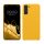 Kwmobile tok Samsung Galaxy S21 Plus-hoz, sárga, szilikon, 54066.165