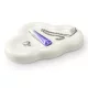 Tava ceramica Navaris, design abstract Cloud, 24x16.5x3 cm, pentru bijuterii, alb, ceramica