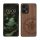 Kwmobile tok Xiaomi Poco F5-höz, barna, fa/szilikon, 61661.01