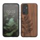 Kwmobile tok Samsung Galaxy A54 5G-hez, barna, fa/szilikon, 60799.06