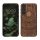 Kwmobile tok Samsung Galaxy S23 Plus-hoz, barna, fa/szilikon, 61686.03